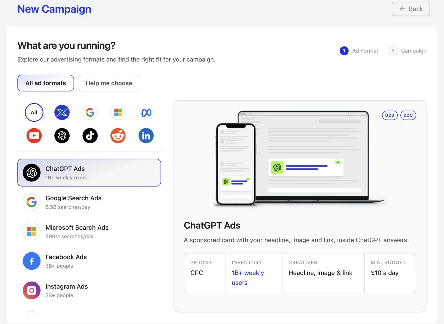 ChatGPT Ads Connector: Sponsored cards inside ChatGPT answers