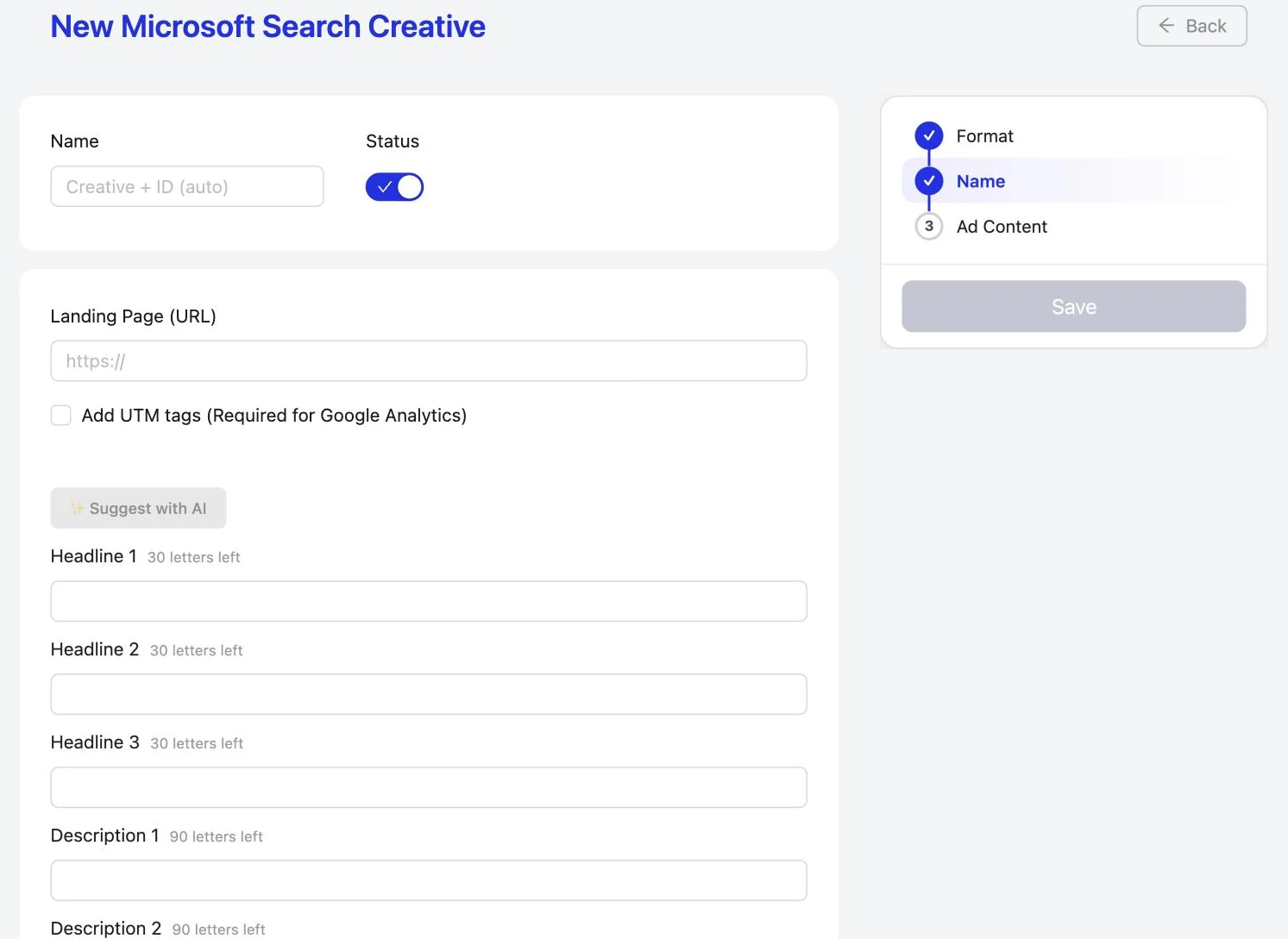 AI Campaign Builder: Ads written for you, ready to edit