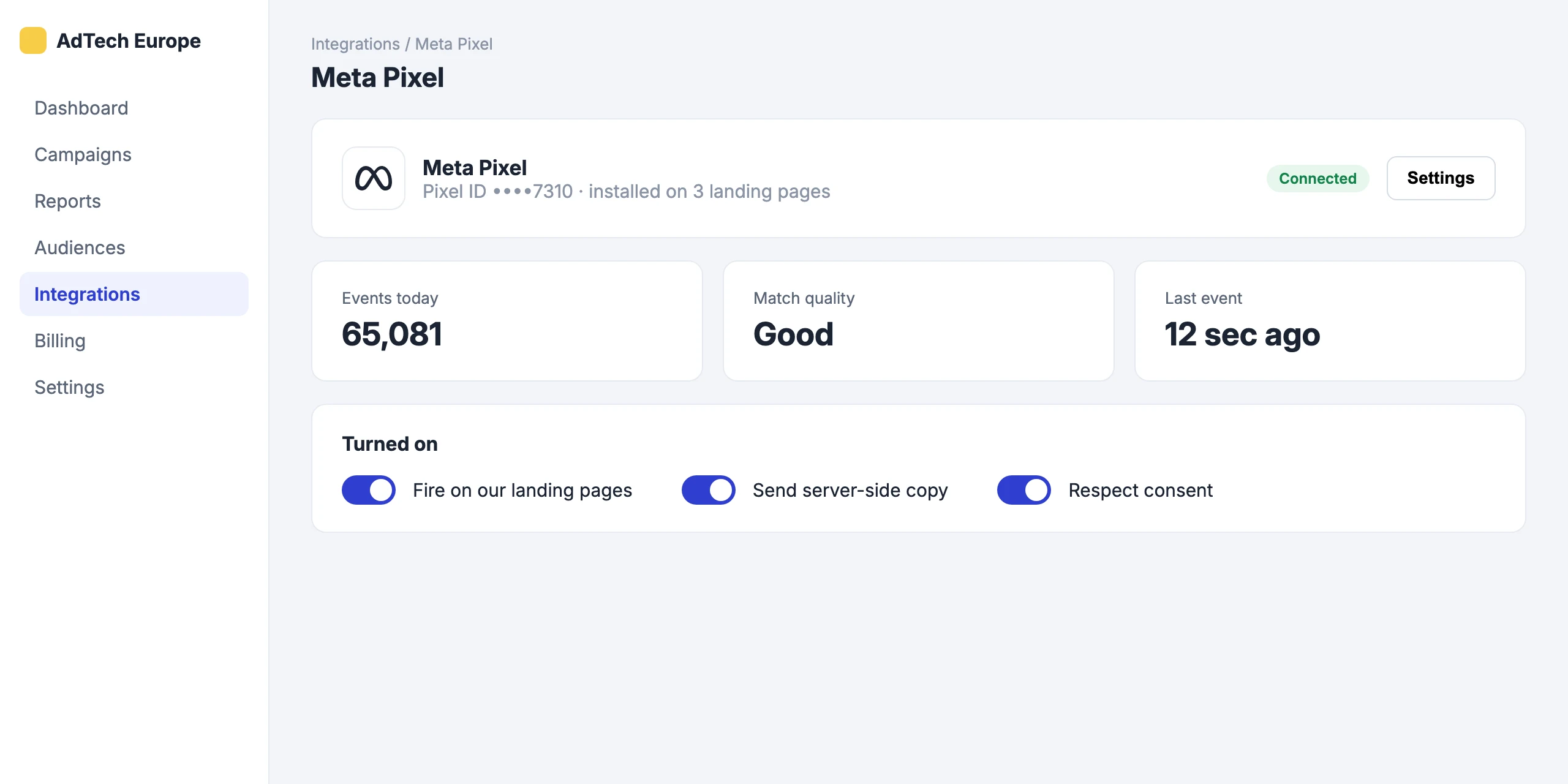 Meta Pixel: Meta Pixel installed without code