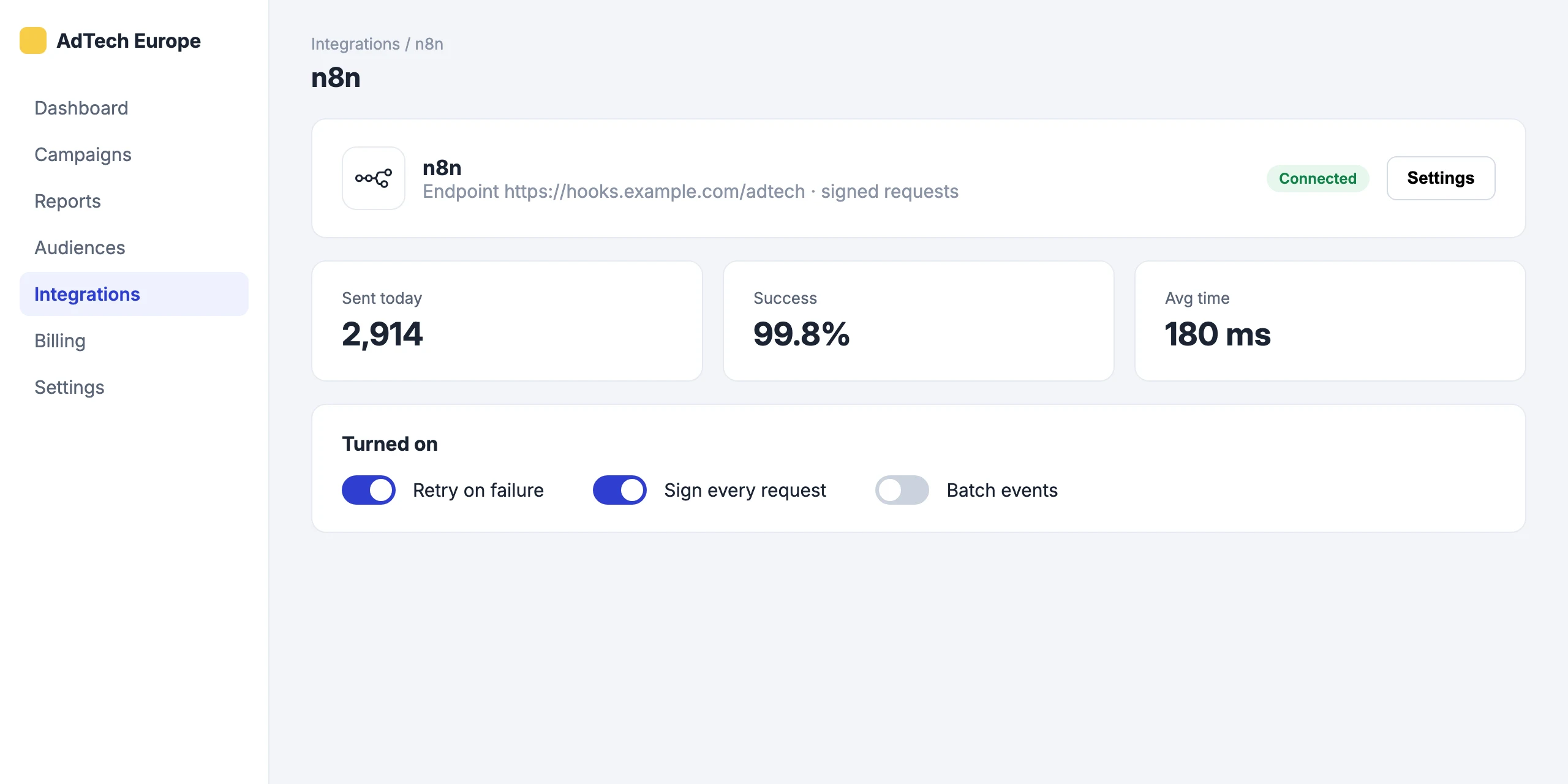 n8n: Connect n8n to your account
