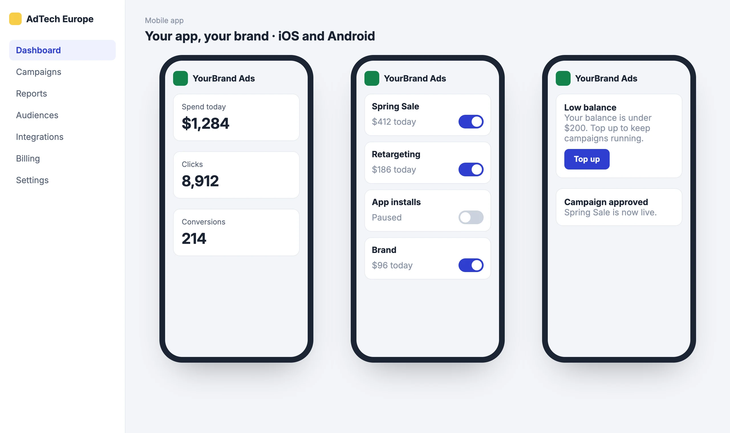White Label Mobile App: Your brand on iOS and Android