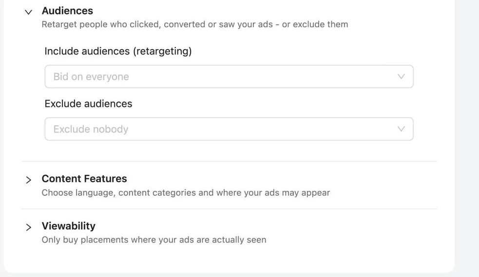 Audience Import: Use imported audiences in any campaign