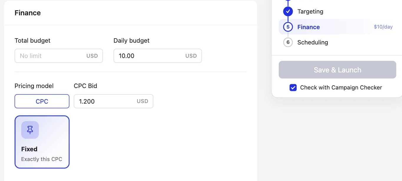 Microsoft Ads Connector: Daily budget and your CPC bid