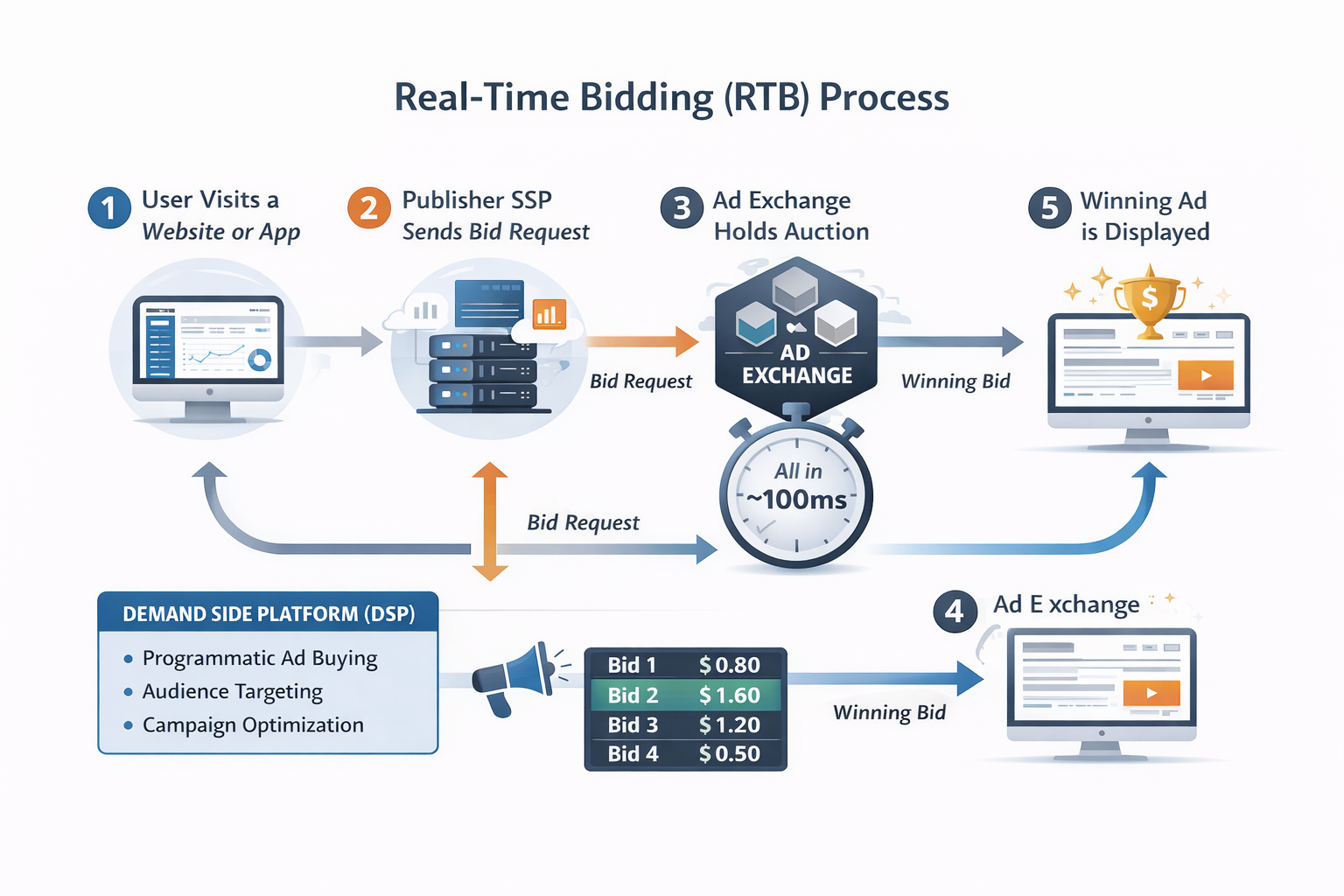 Real-time bidding process explained