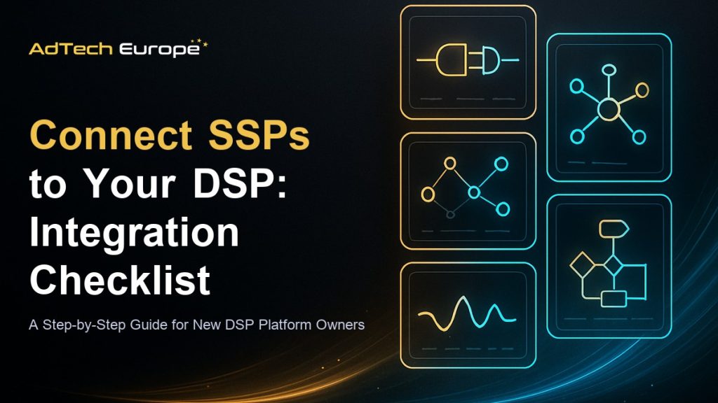 How to connect SSPs to your DSP featured image showing a supply-side platform integration checklist for new DSP platform owners.