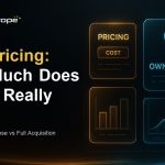 How much does a DSP cost feature image comparing white label DSP, DSP license, and full source-code DSP acquisition pricing models.